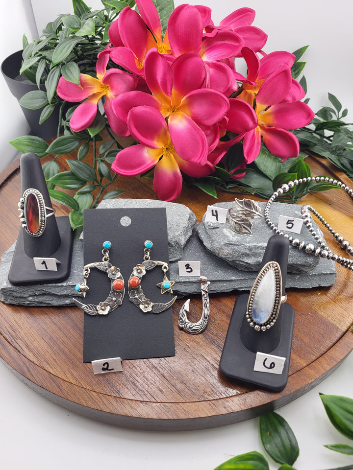 RESERVED FOR:  TX Operating Room RN -10/17/2024 - 7 Sterling Silver Items