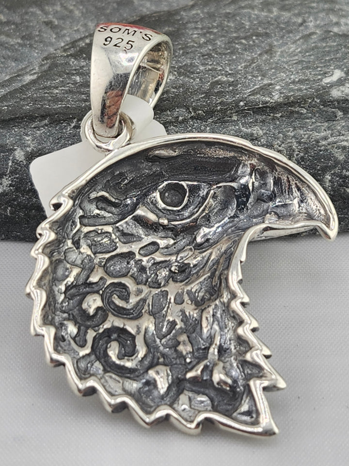 Designer SOMS 925 Sterling Silver Eagle Pendant