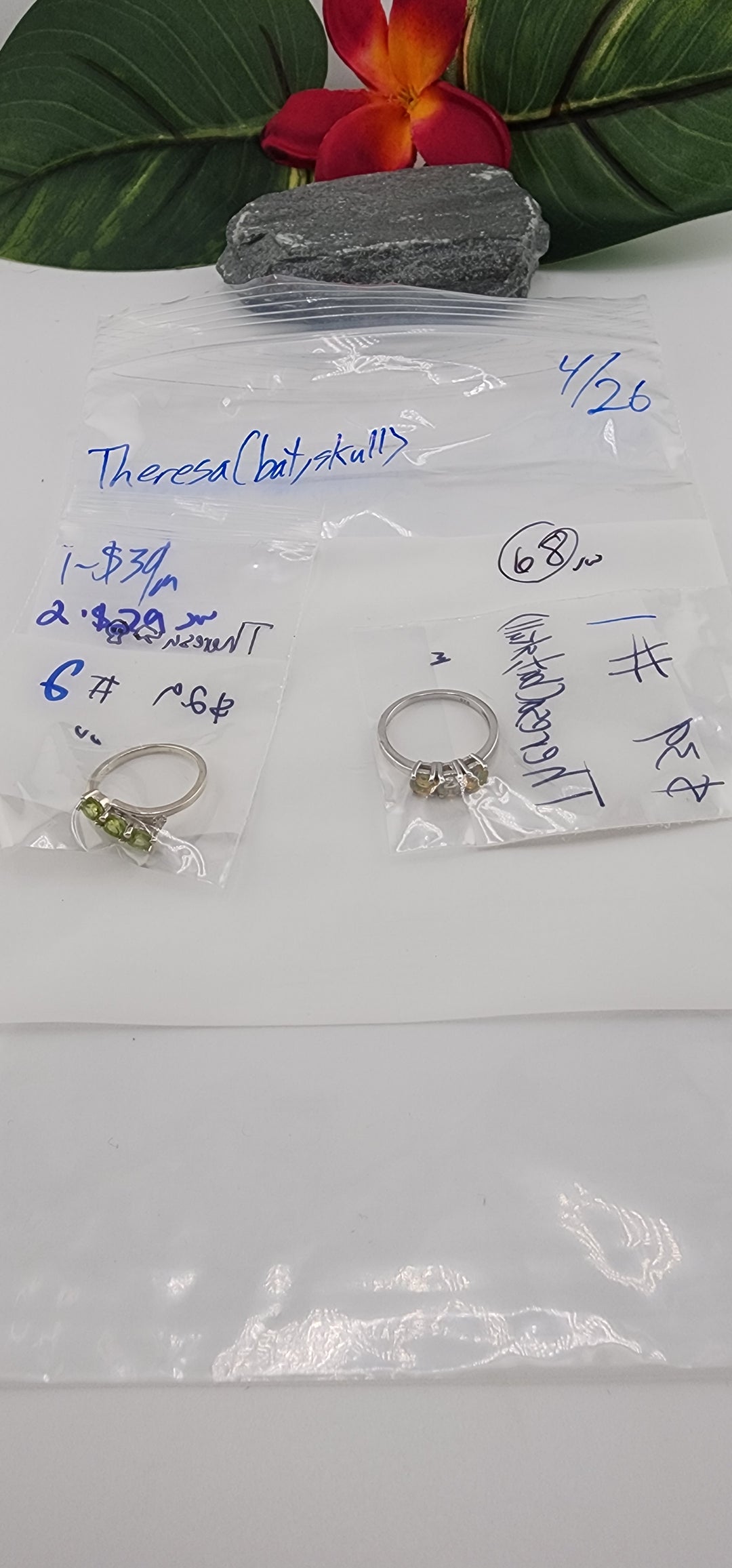 RESERVED FOR: Theresa🦇💀 - 4/26/2025 tiktok Live Show -2  Sterling Silver Items