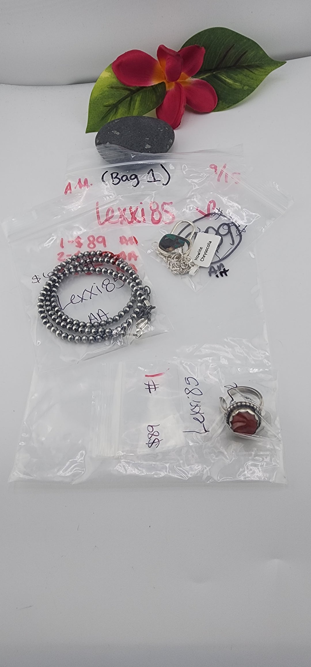 AM SHOW 48HR - RESERVED FOR: Lexxi85 (Bag 1)- 9/15/2025 FL tiktok Live Show - 3 Sterling Silver Items