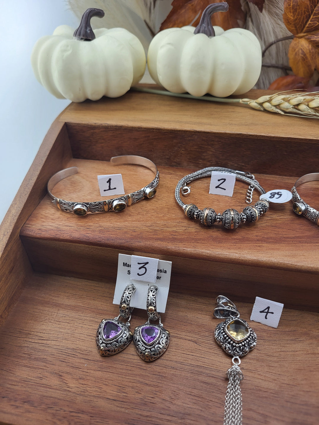 RESERVED FOR:  Mandy -10/27/2024 - 5 Sterling Silver Items