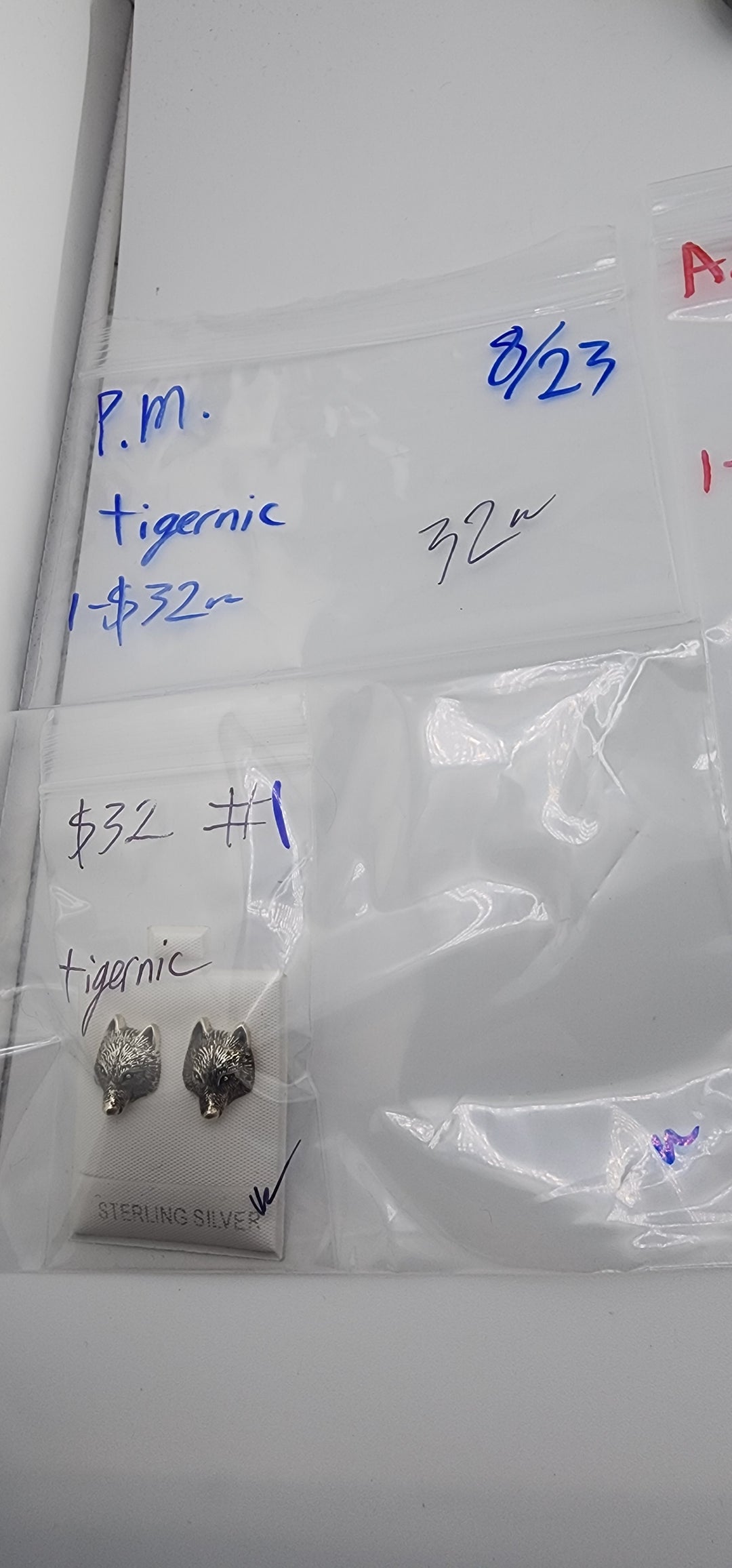 PM SHOW 48HR - RESERVED FOR: tigernic - 8/23/2025 FL tiktok Live Show - 1 Sterling Silver Items