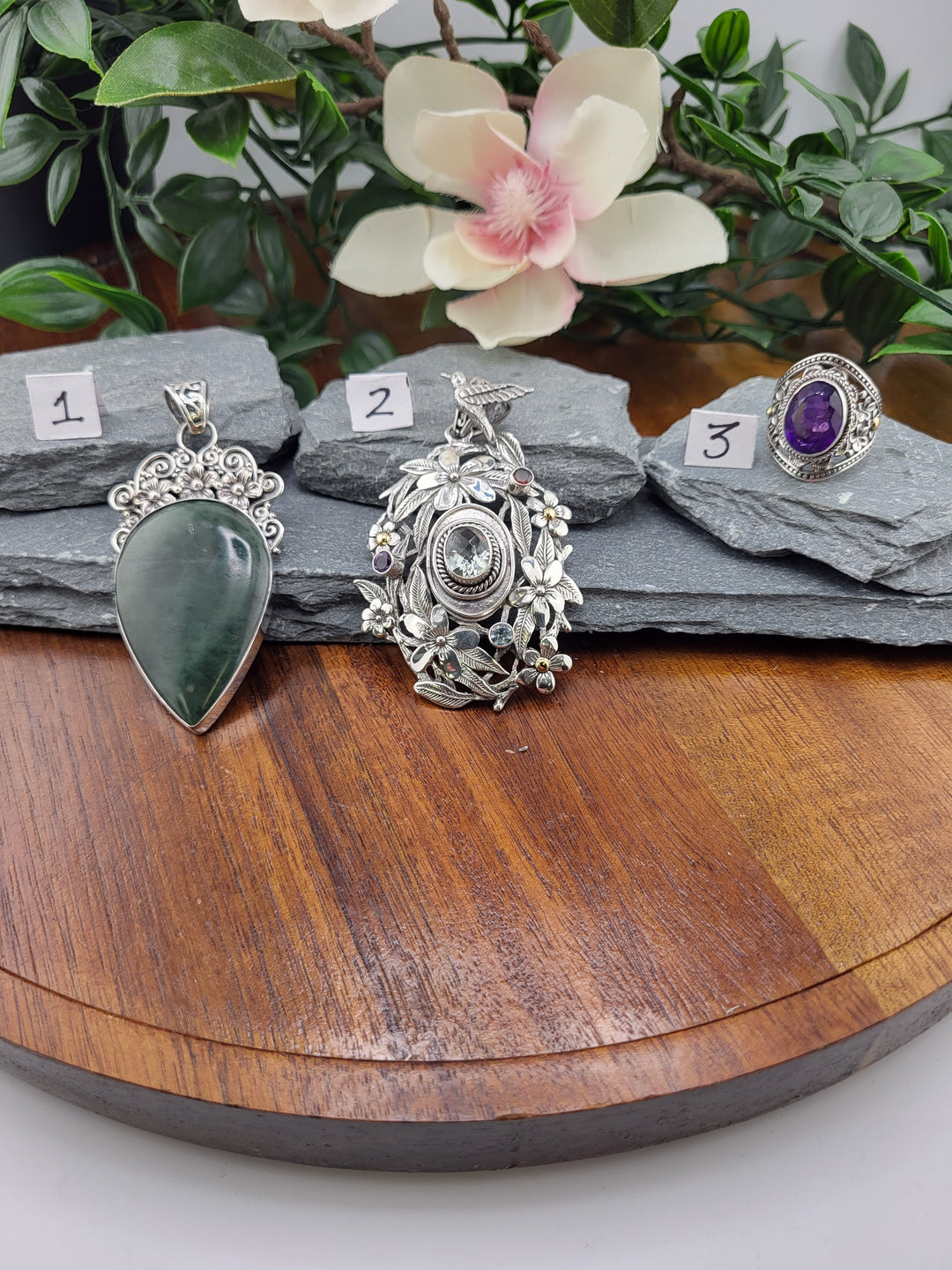 RESERVED FOR:  Carrie Michelle -10/26/2024 - 3 Sterling Silver Items