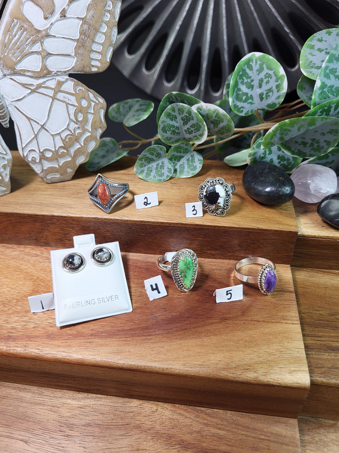 RESERVED FOR: Debbie 8/21/24- 5 Sterling Silver Items