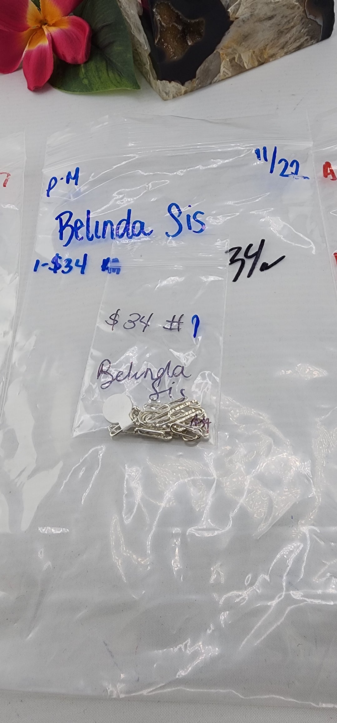PM SHOW 48HR - RESERVED FOR: Belinda Sis - 11/22/2025 tiktok Live Show - 1 Sterling Silver Items
