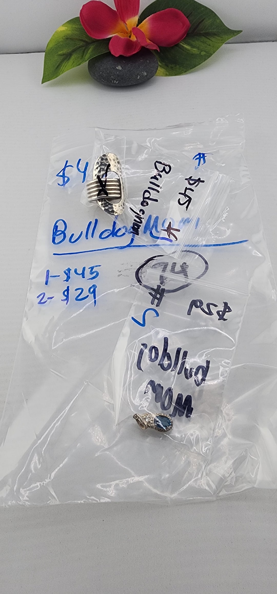 PM SHOW 48HR - RESERVED FOR: Bulldogmom - 11/7/2025 tiktok Live Show - 2 Sterling Silver Items