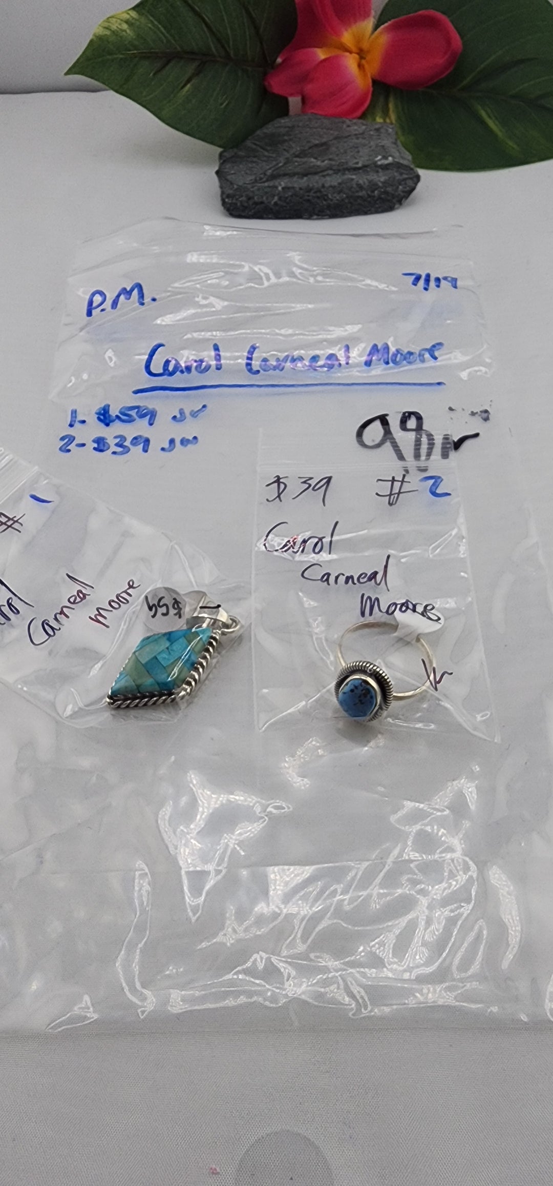 PM SHOW 48HR - RESERVED FOR: Carol Carneal Moore - 7/19/2025 FL tiktok Live Show - 2 Sterling Silver Items