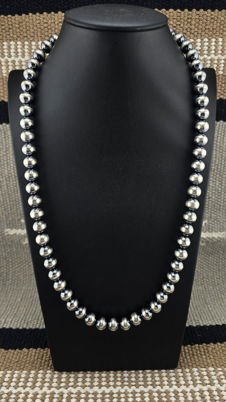 10mm Sterling Silver Desert Pearl necklace