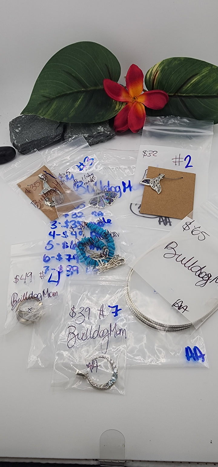 PM SHOW 48HR - RESERVED FOR:  Bulldogmom - 8/5/2025 FL tiktok Live Show - 7 Sterling Silver Items