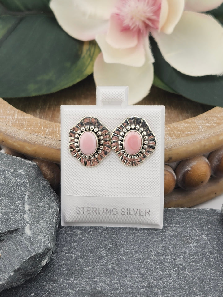 Southwest Queen Conch Post Back Studs