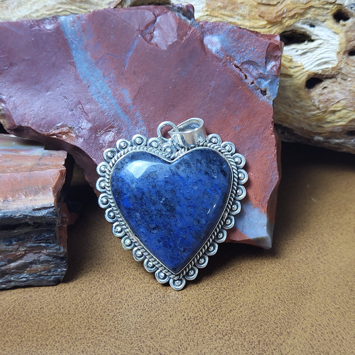 Natural Sodalite 925 Sterling Silver Pendant