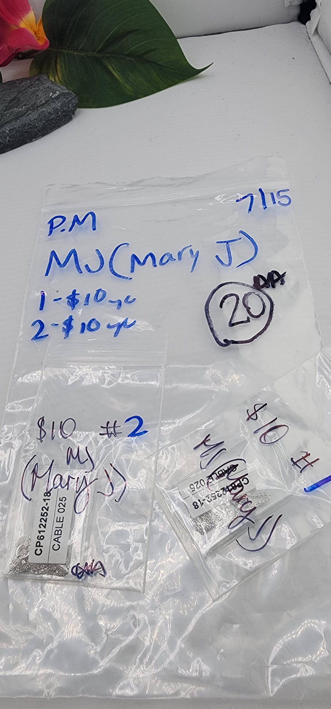 PM SHOW 48HR - RESERVED FOR: MJ (Mary J) - 7/15/2025 FL tiktok Live Show - 2 Sterling Silver Items