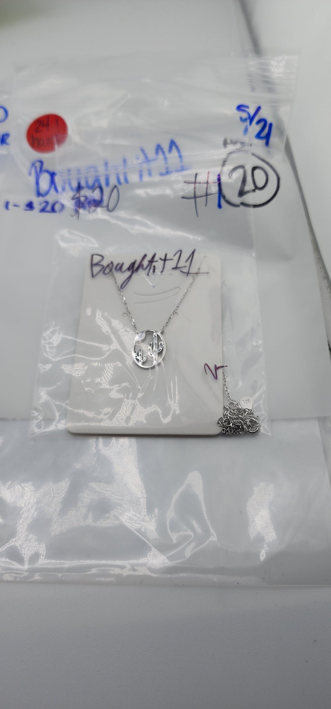 24-RESERVED FOR: Boughtit11- 5/21/2025 tiktok Live Show - 1 Sterling Silver Items