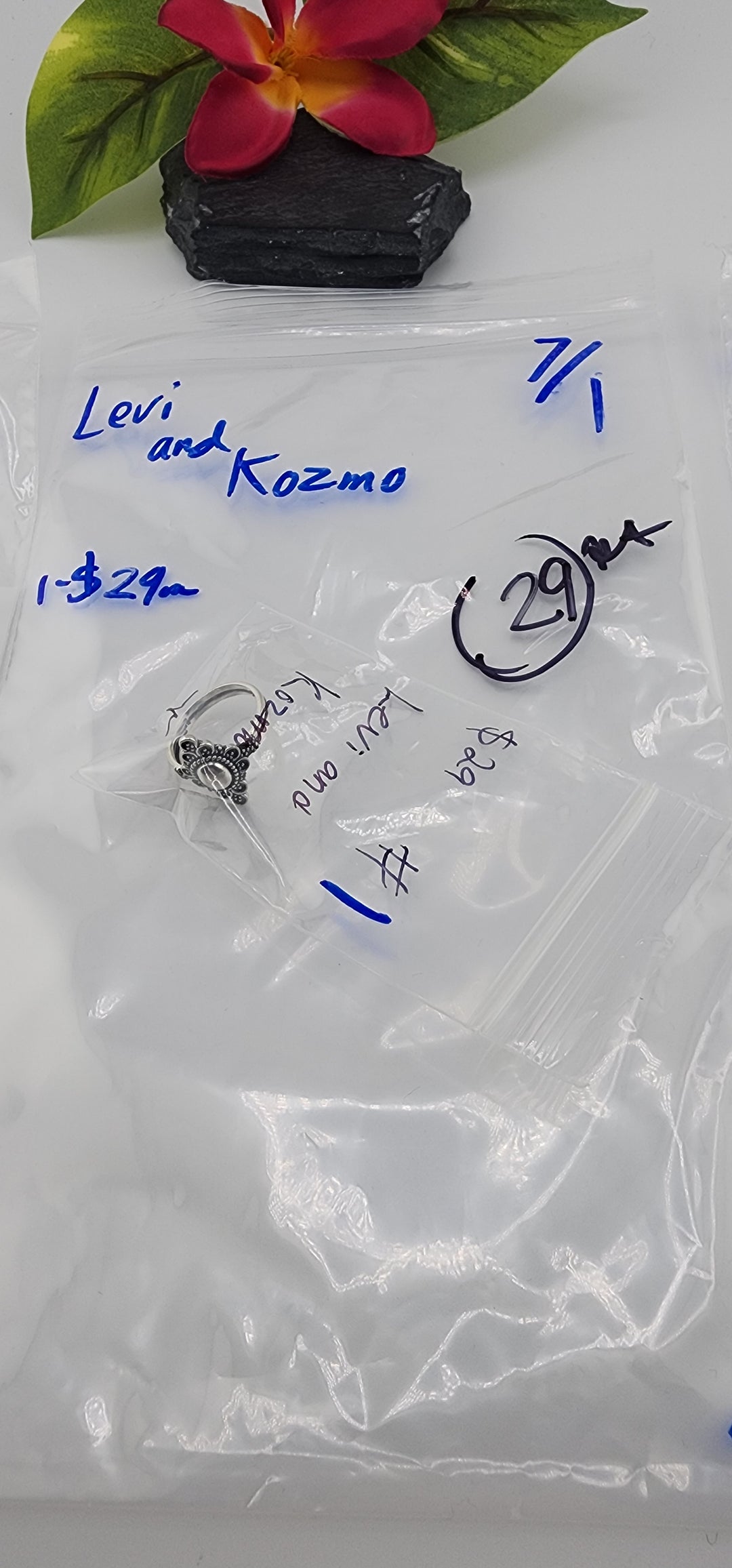 RESERVED FOR: Levi and Kozmo - 7/1/2025 tiktok Reservation Live Show - 1 Sterling Silver Items