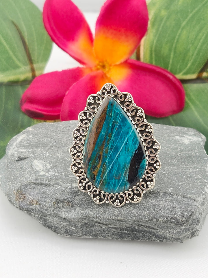 Opalized Wood Ring Size 11.25