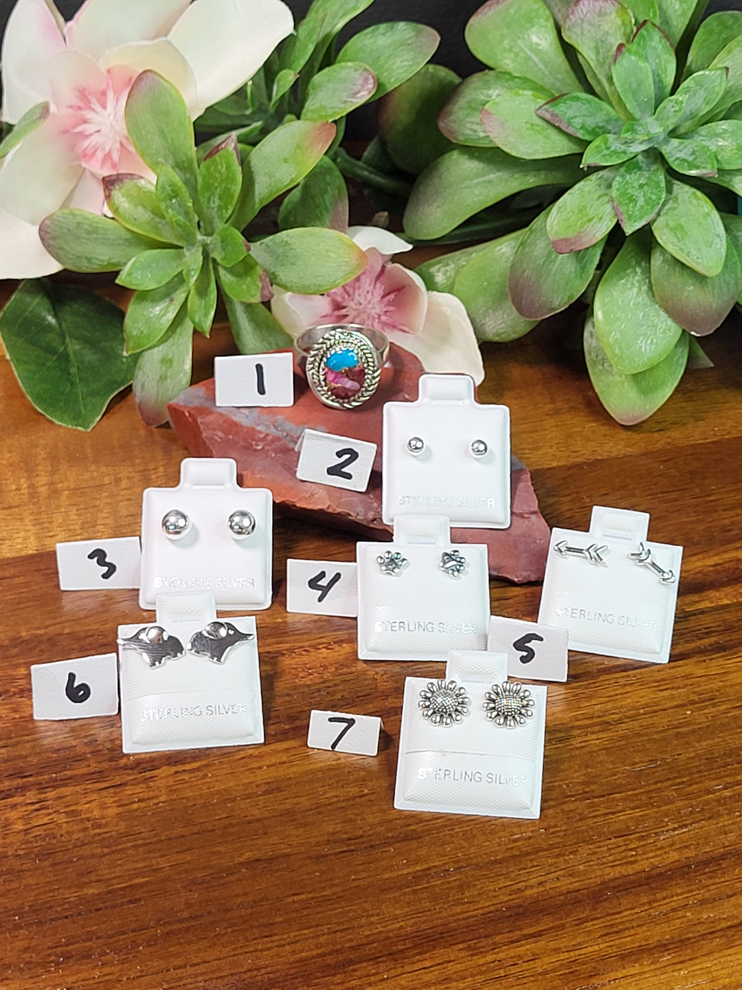 RESERVED FOR: Darlene Stegall-7/14/24-7 Sterling Silver Items