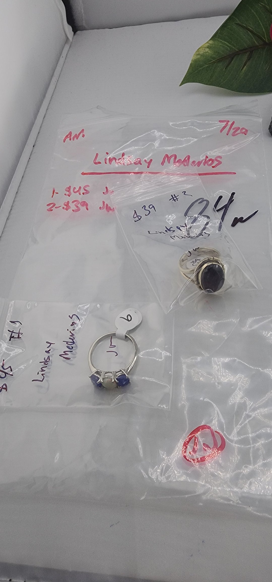 AM SHOW 48HR - RESERVED FOR:  Lindsay Mederios- 7/29/2025 FL tiktok Live Show - 2  Sterling Silver Items