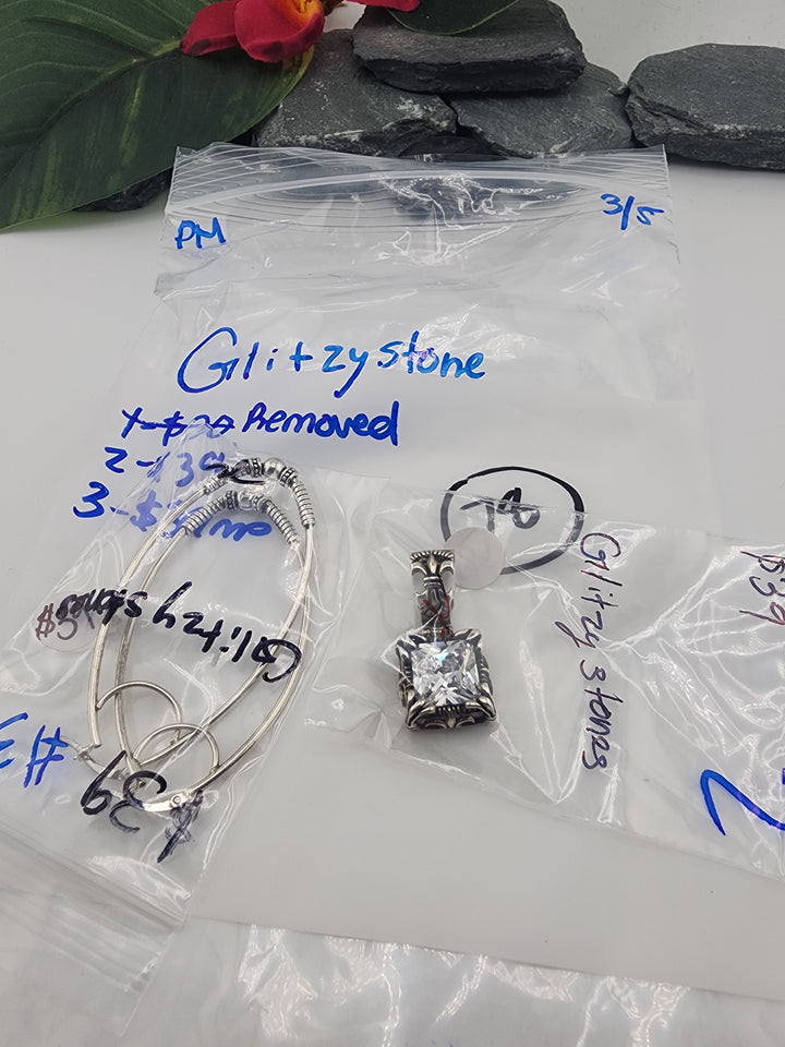 Glitzy stone - 3/5/26 -2-  925 Sterling Silver Items