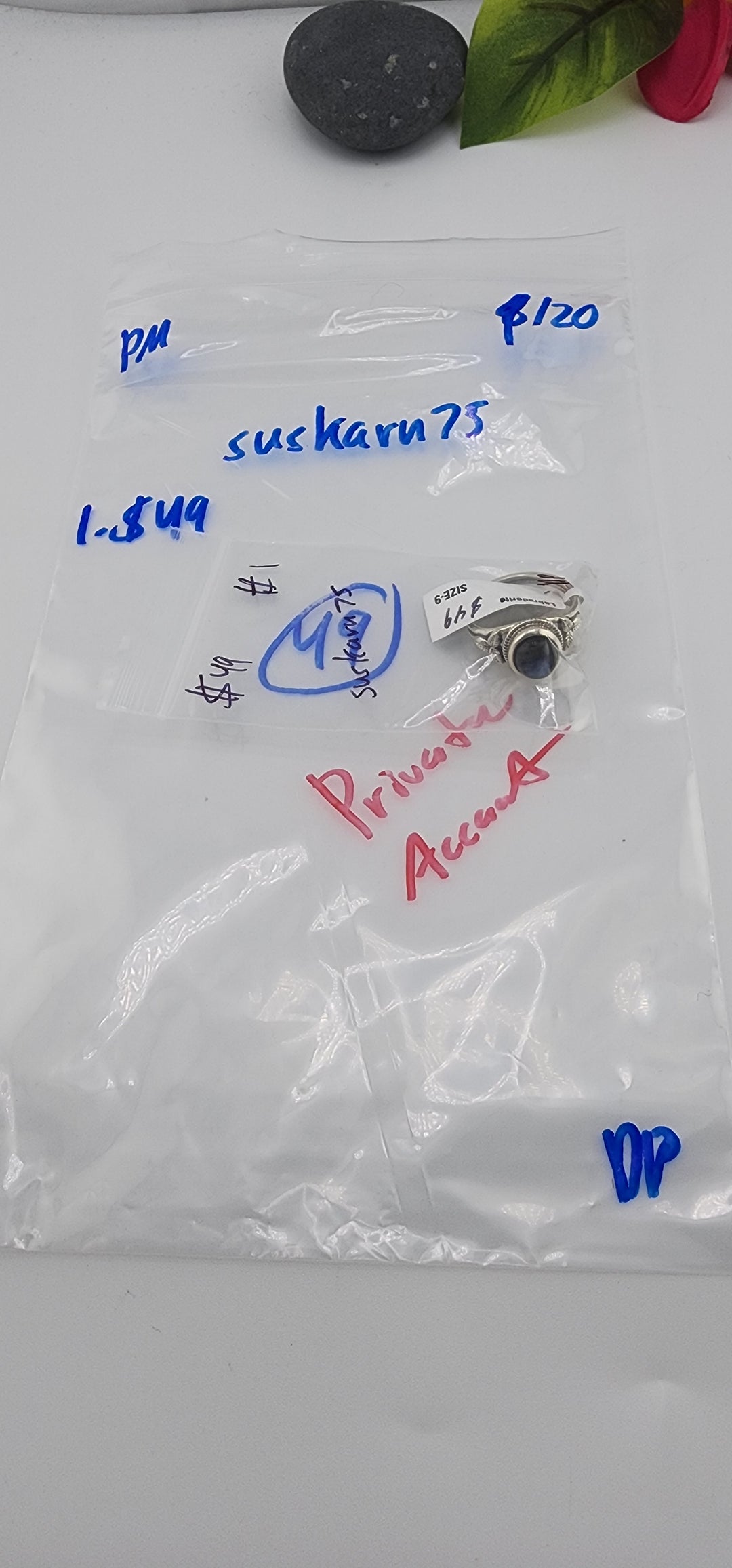 PM SHOW 48HR - RESERVED FOR:  suskarn75- 9/20/2025 FL tiktok Live Show -1 Sterling Silver Items