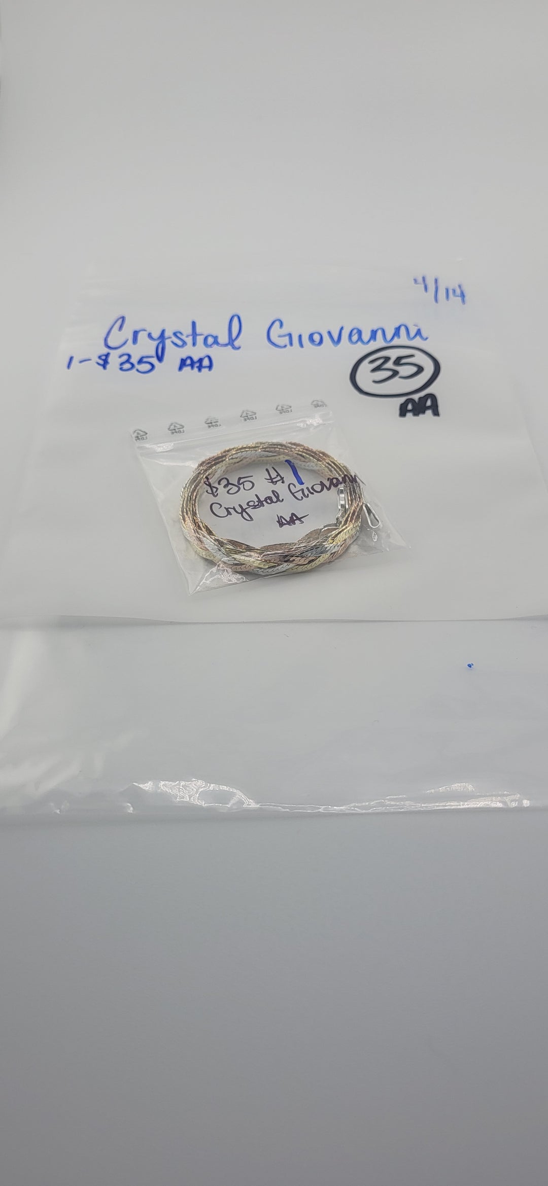 RESERVED FOR: Crystal Giovanni - 4/14/2025 tiktok Live Show - 1 Sterling Silver Items