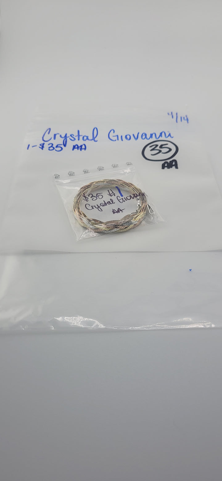 RESERVED FOR: Crystal Giovanni - 4/14/2025 tiktok Live Show - 1 Sterling Silver Items