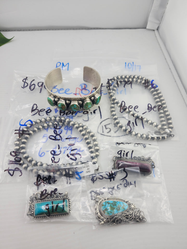 PM SHOW 48HR - RESERVED FOR: Bee_Bee_girl - 10/17/2025 FL tiktok Live Show - 6 Sterling Silver Items