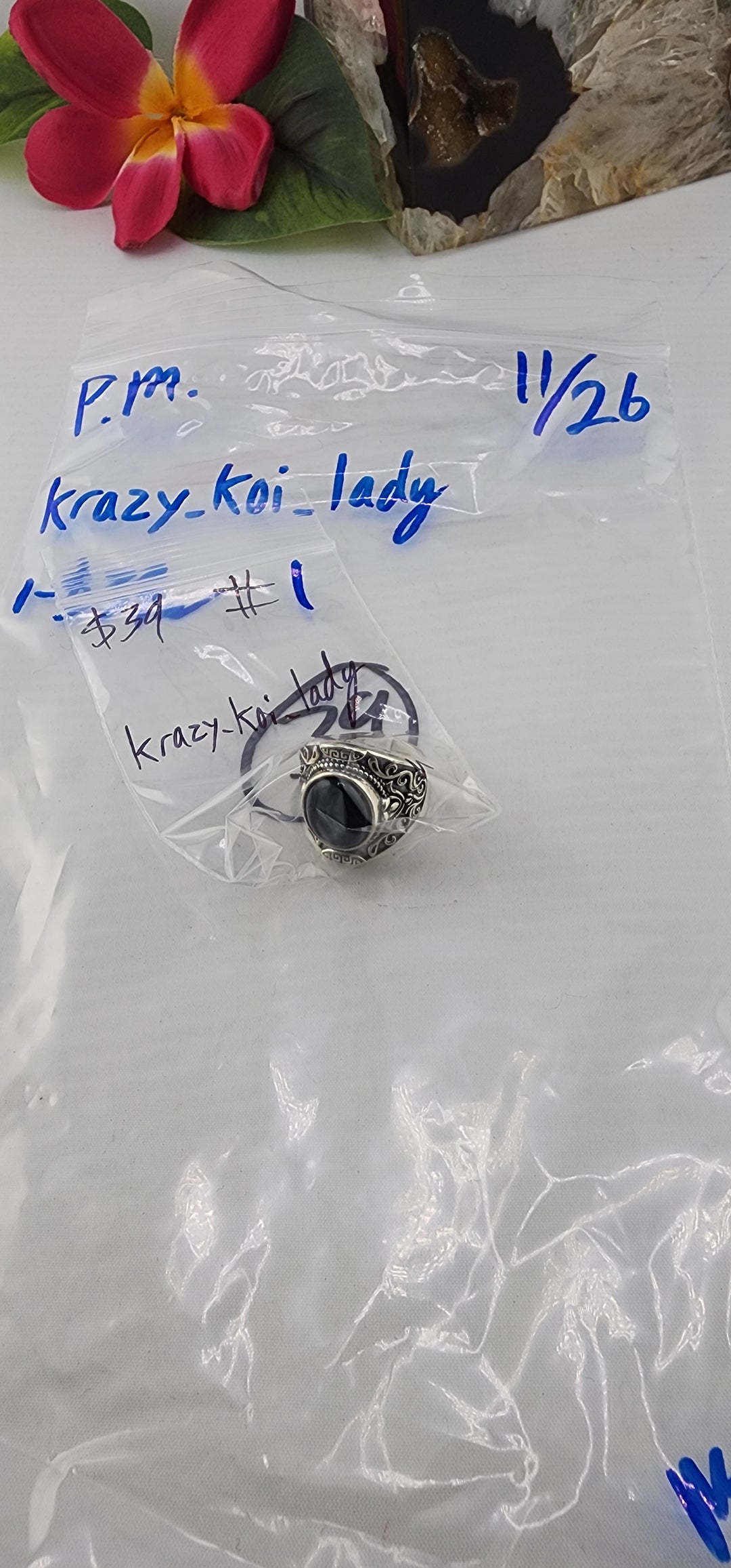 PM SHOW 48HR - RESERVED FOR: krazy_koi_lady - 11/26/2025 tiktok Live Show - 1 Sterling Silver Items