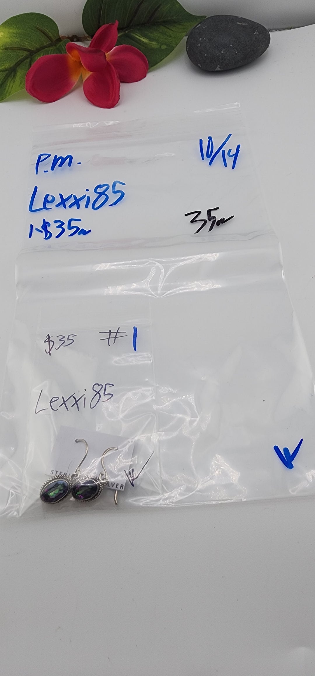 PM SHOW 48HR - RESERVED FOR: Lexxi85 - 10/14/2025 FL tiktok Live Show - 1 Sterling Silver Items