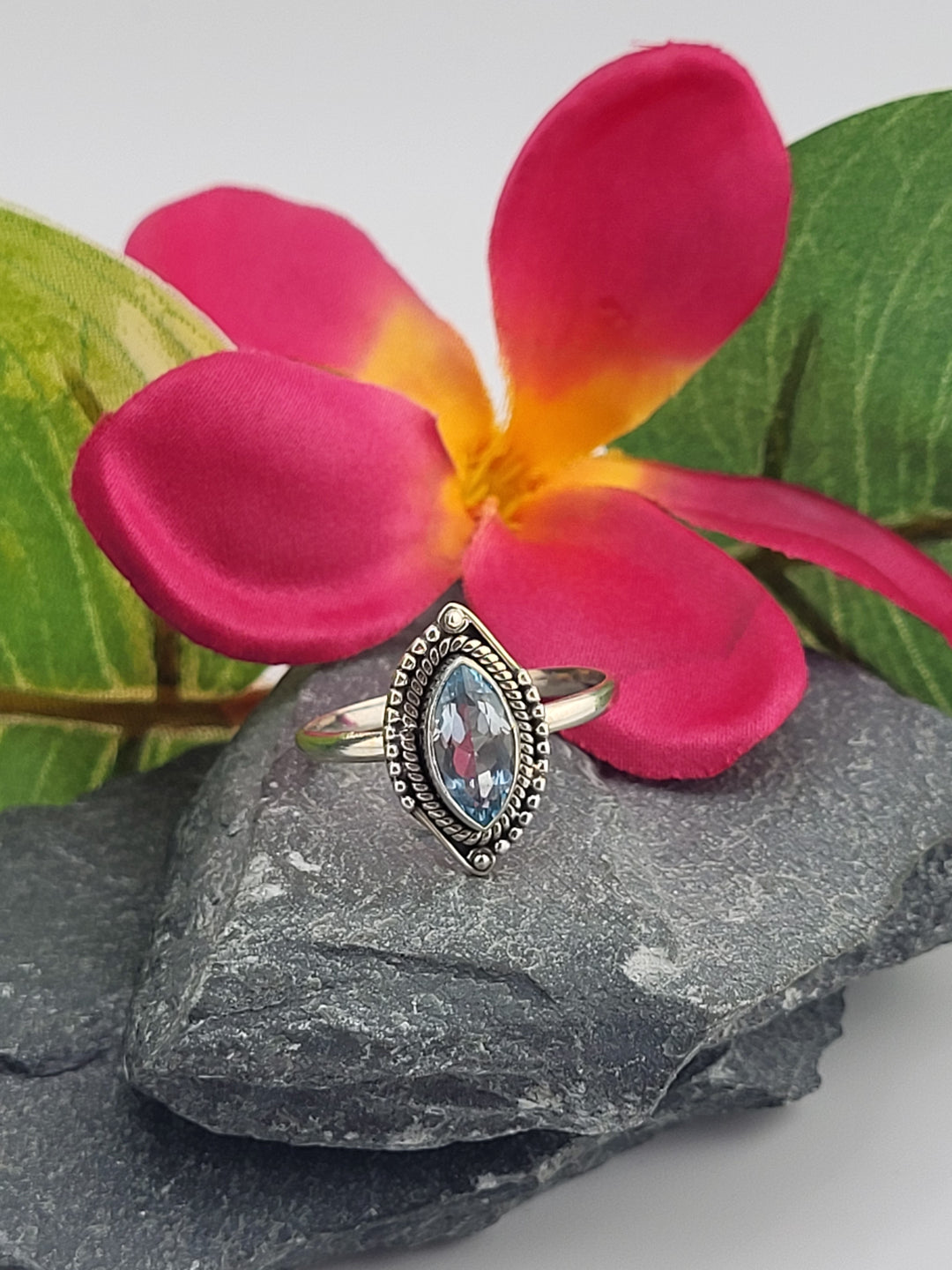 Blue Topaz  Ring