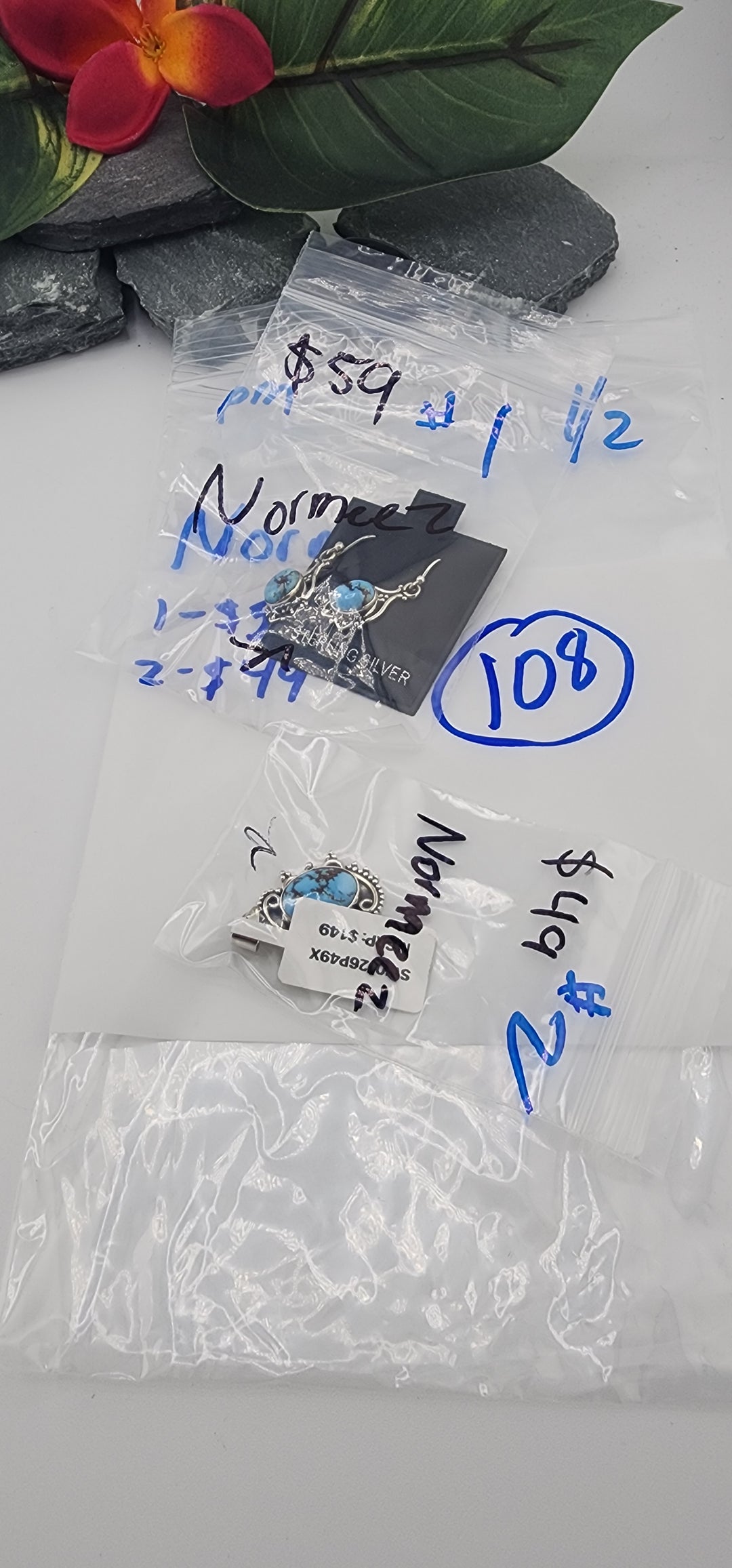 PM SHOW 48HR - RESERVED FOR: Normeez - 1/2/2026 tiktok Live Show - 2 Sterling Silver Items