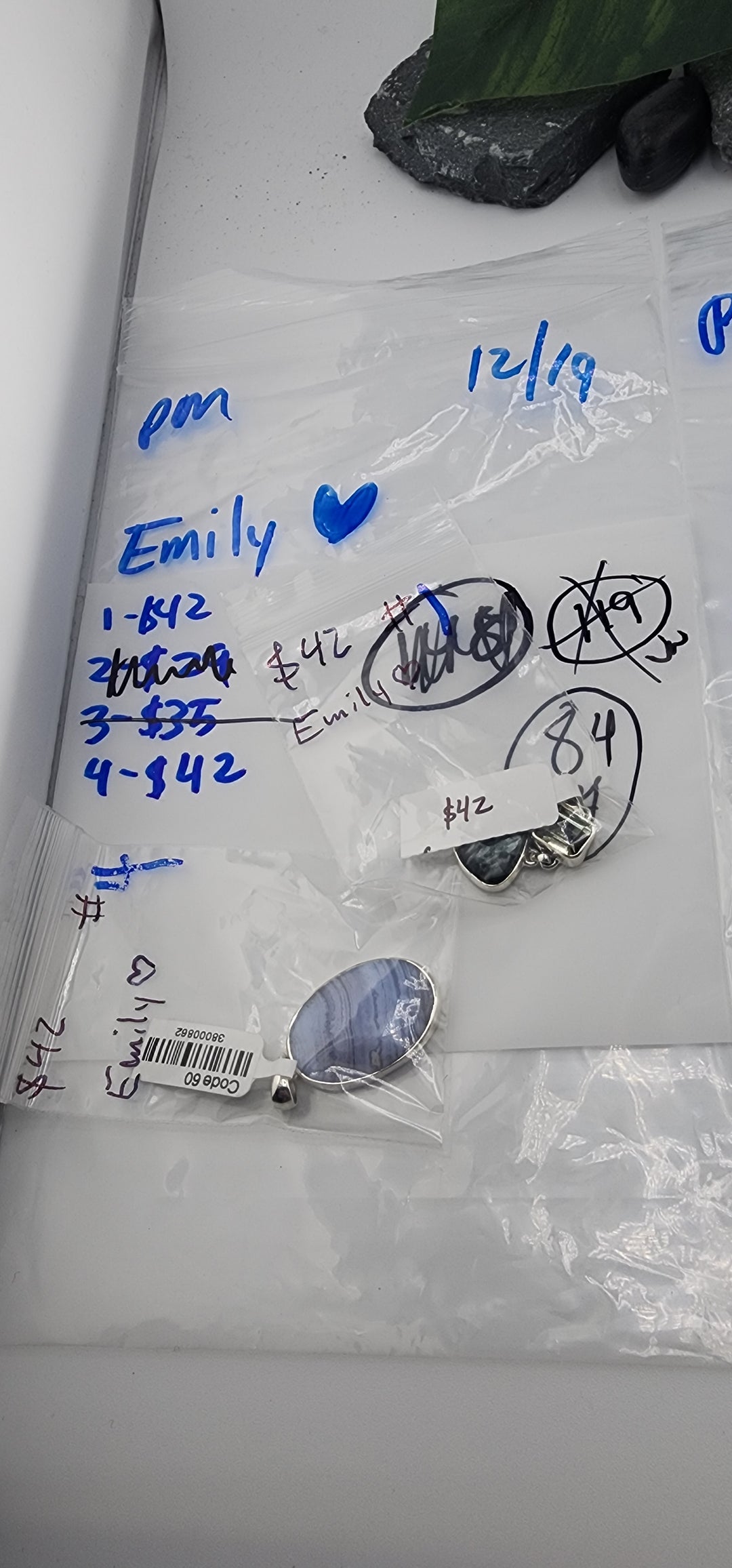 PM SHOW 48HR - RESERVED FOR: Emily💚 - 12/19/2025 tiktok Live Show - 2 Sterling Silver Items