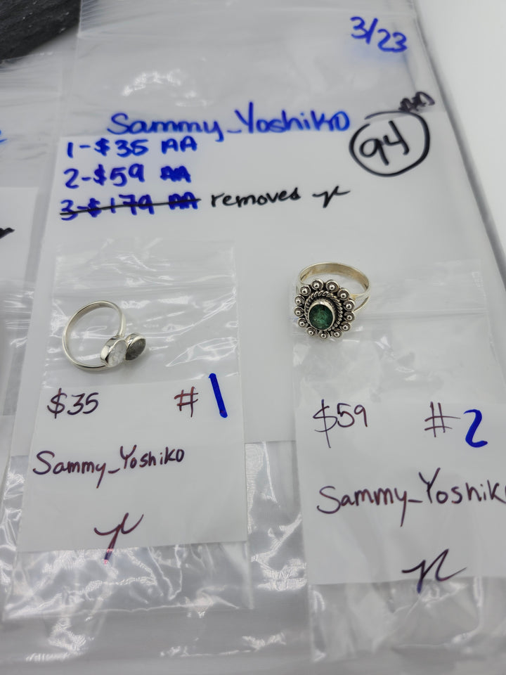 RESERVED FOR: Sammy_Yoshiko- 3/23/2025 Live Show - 2 Sterling Silver Items
