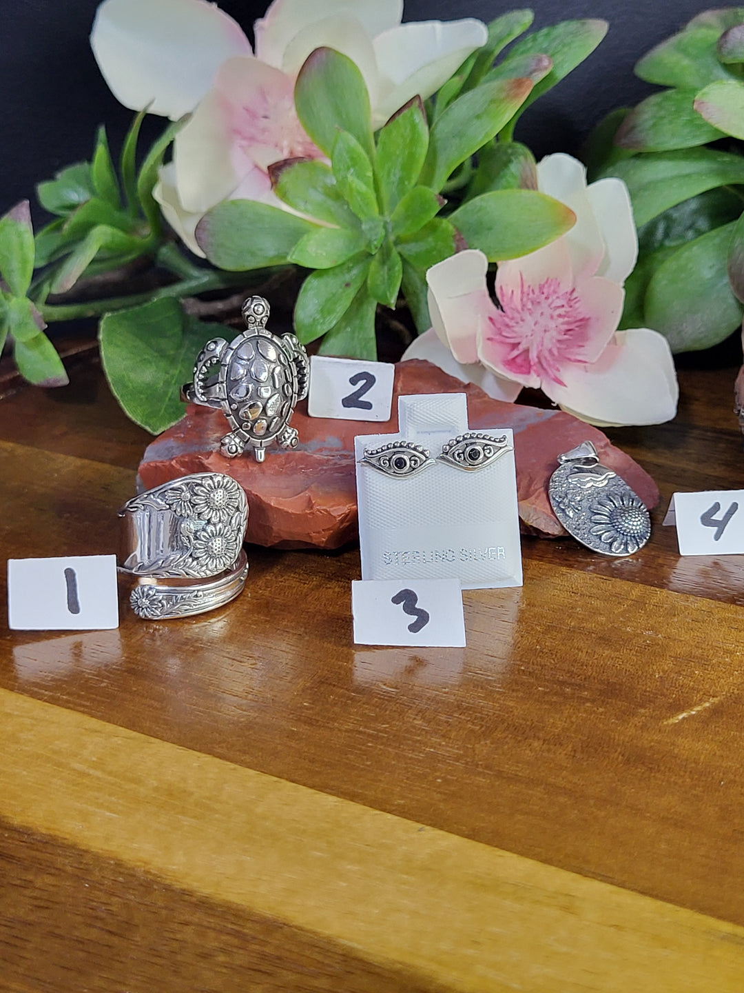 RESERVED FOR: Diamond_D2022 7/13/24- 4 Sterling Silver Items