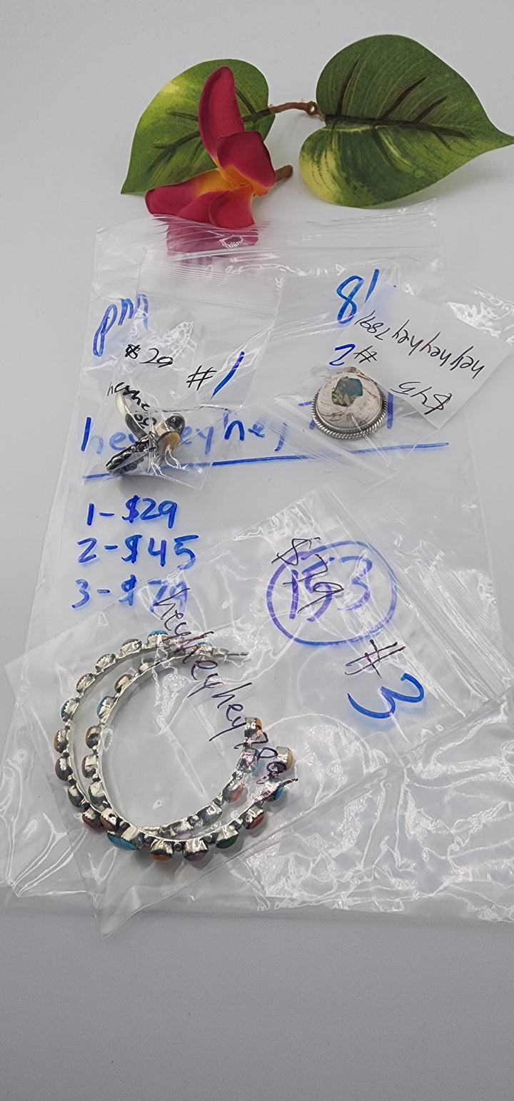PM SHOW 48HR - RESERVED FOR: heyheyhey7891 - 8/8/2025 FL tiktok Live Show - 3 Sterling Silver Items