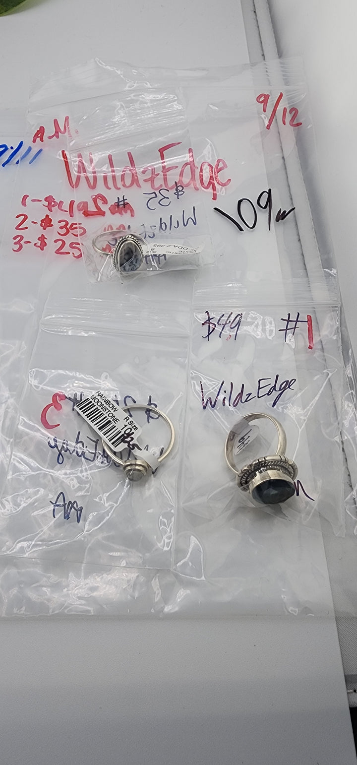 AM SHOW 48HR - RESERVED FOR: WildzEdge - 9/12/2025 FL tiktok Live Show - 3 Sterling Silver Items