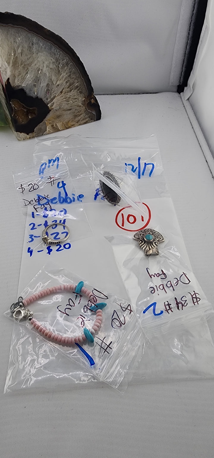 PM SHOW 48HR - RESERVED FOR: Debbie Fay - 12/17/2025 tiktok Live Show - 4 Sterling Silver Items