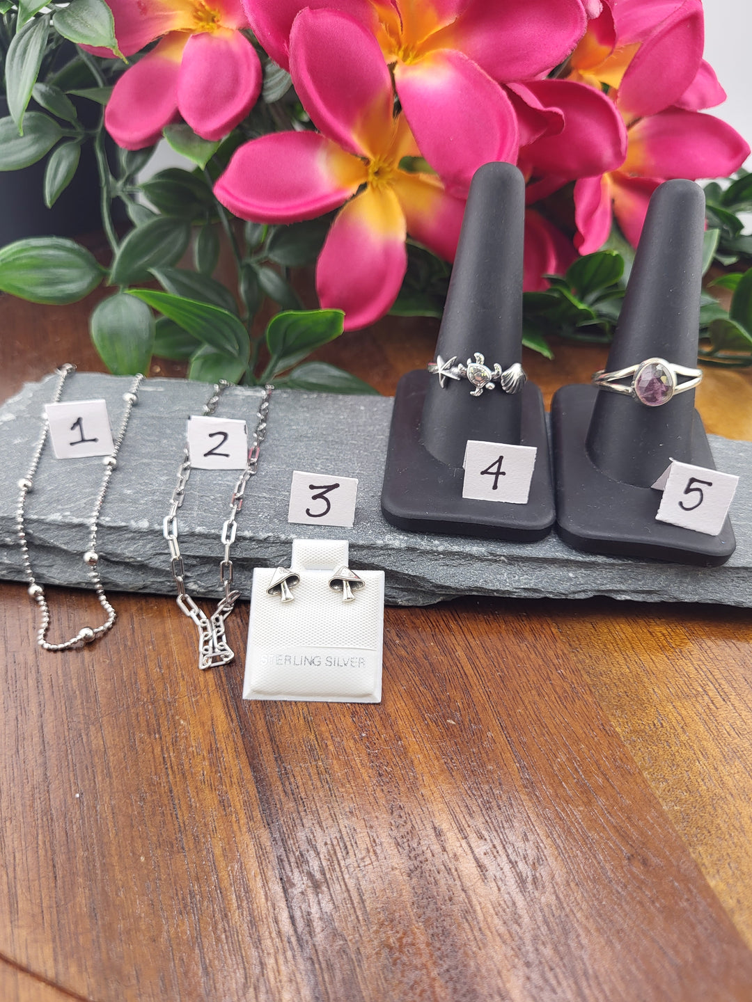 RESERVED FOR:  Debbie -10/24/2024 - 5 Sterling Silver Items