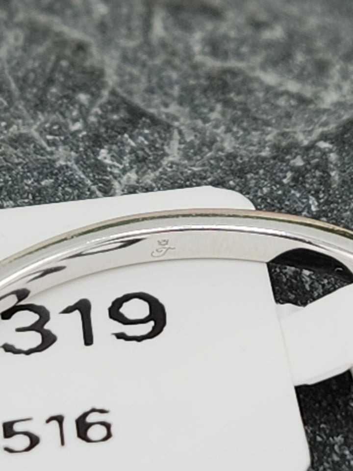 10K White Gold Diamond and Ethiopian Opal Ring