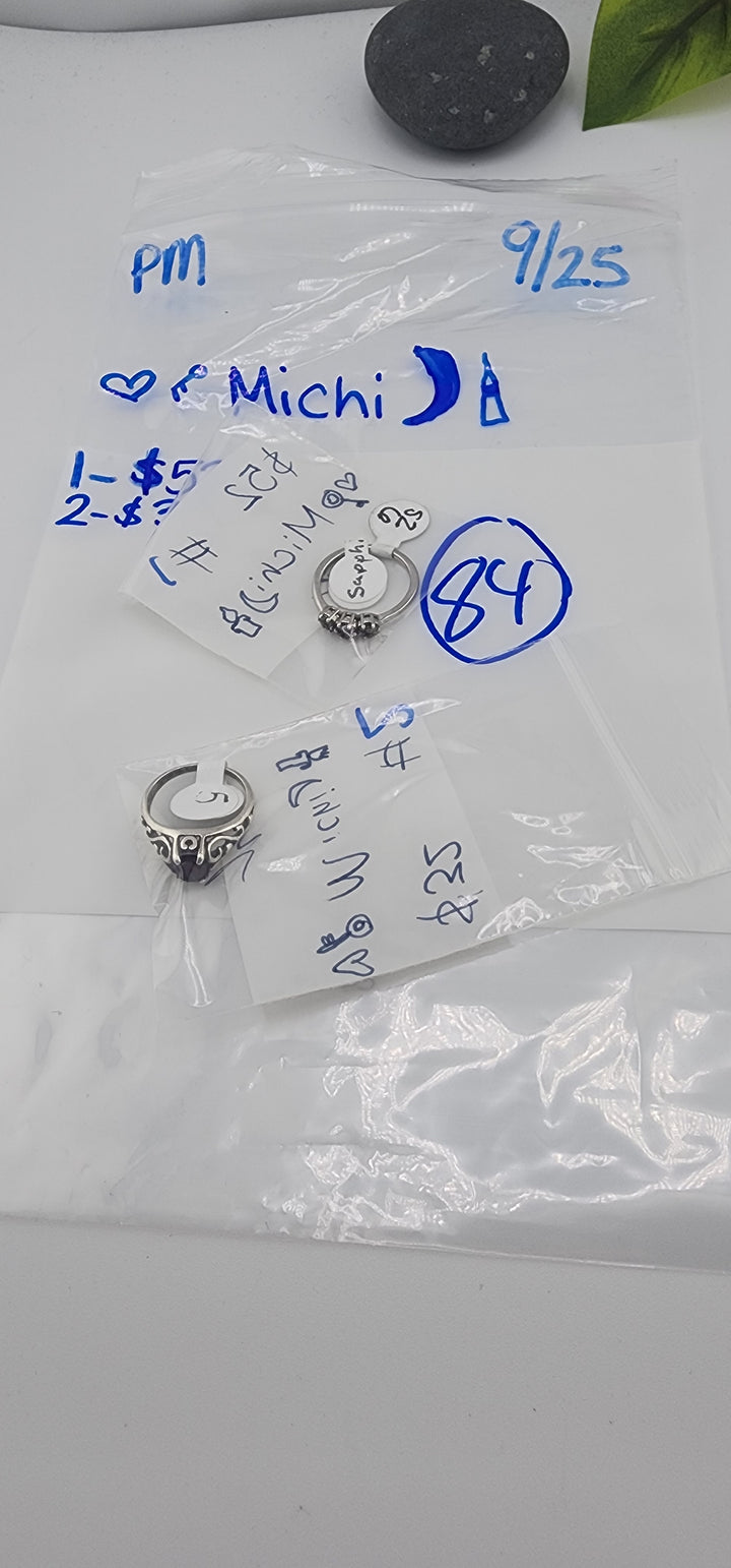 PM SHOW 48HR - RESERVED FOR: ❤️🗝️ Michi 🌙🕯️ - 9/25/2025 FL tiktok Live Show - 2 Sterling Silver Items