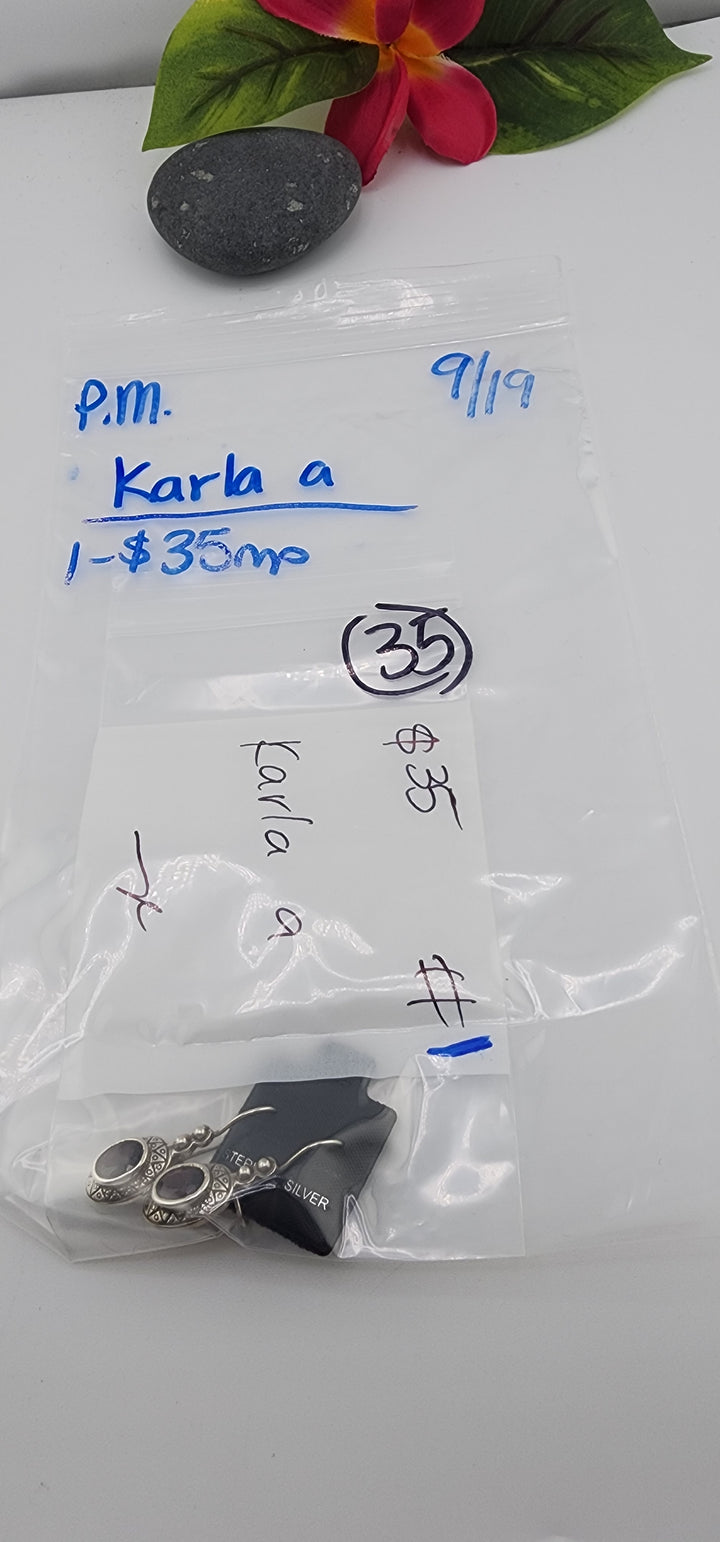 PM SHOW 48HR - RESERVED FOR: Karla a  - 9/19/2025 FL tiktok Live Show - 1 Sterling Silver Items