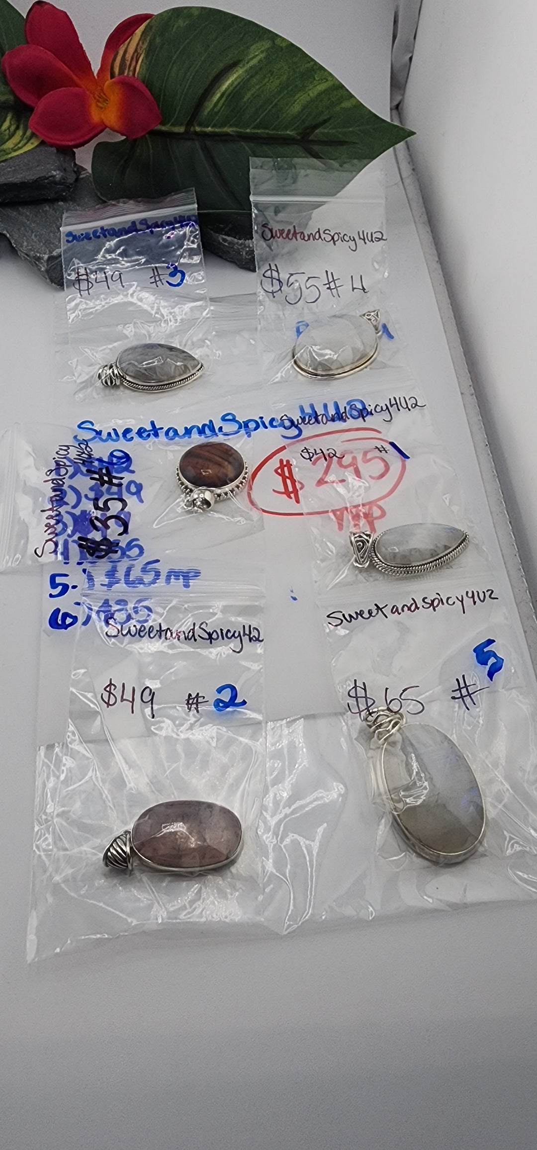 Custom sterling silver items - PM SHOW RESERVED FOR: Sweetandspicy4u2 - 1/14/2026 tiktok Live Show - 6 Sterling Silver Items