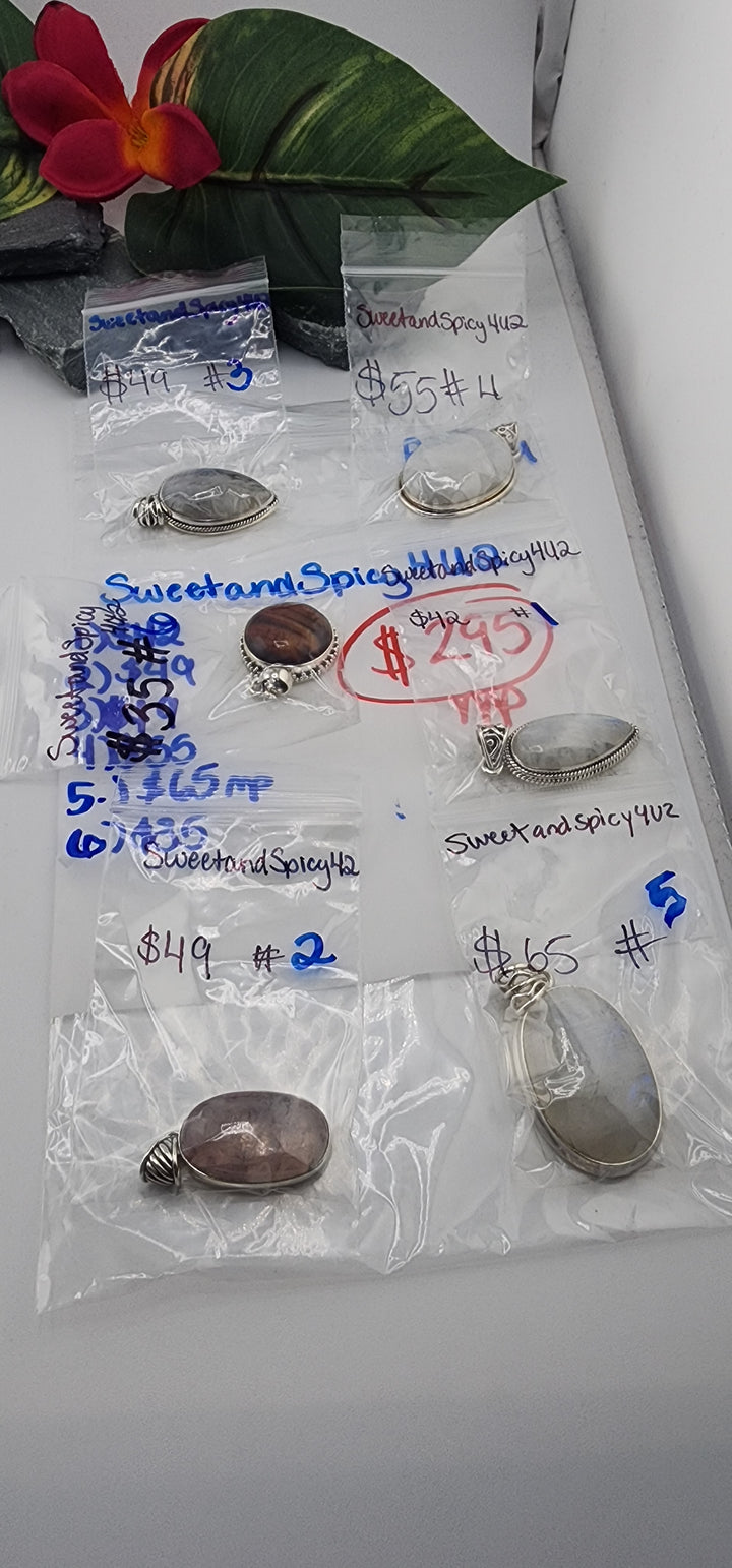 Custom sterling silver items - PM SHOW RESERVED FOR: Sweetandspicy4u2 - 1/14/2026 tiktok Live Show - 6 Sterling Silver Items