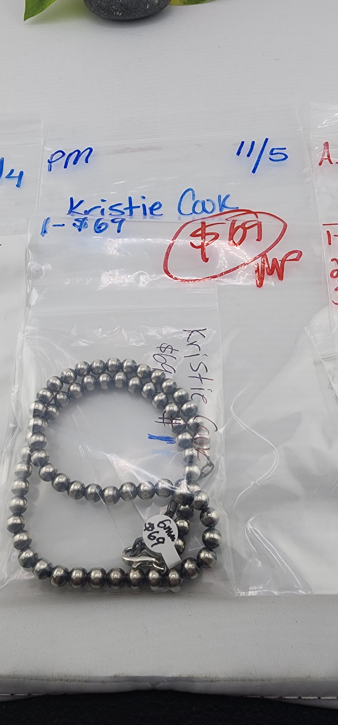 PM SHOW 48HR - RESERVED FOR: Kristie Cook - 11/5/2025 tiktok Live Show - 1 Sterling Silver Items
