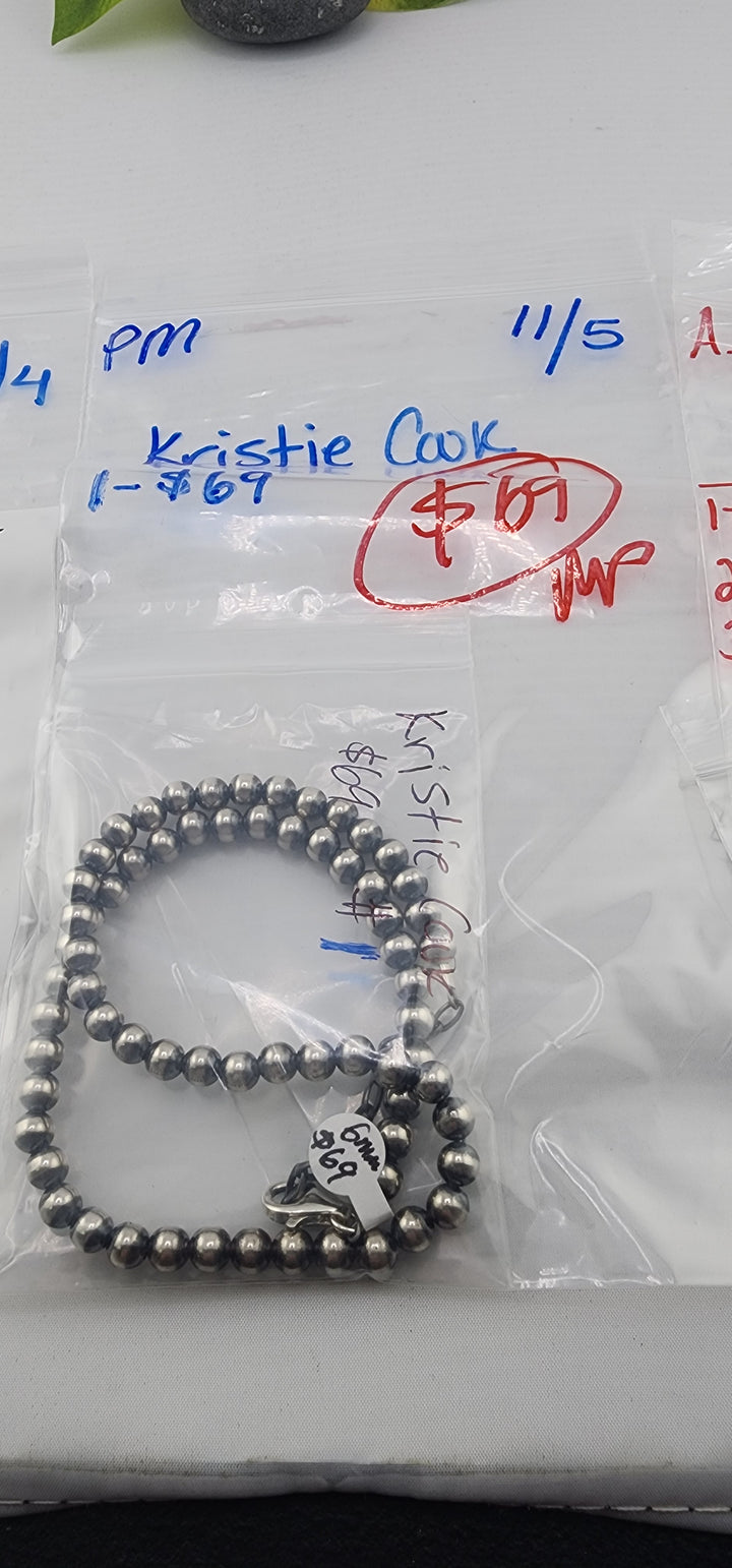 PM SHOW 48HR - RESERVED FOR: Kristie Cook - 11/5/2025 tiktok Live Show - 1 Sterling Silver Items