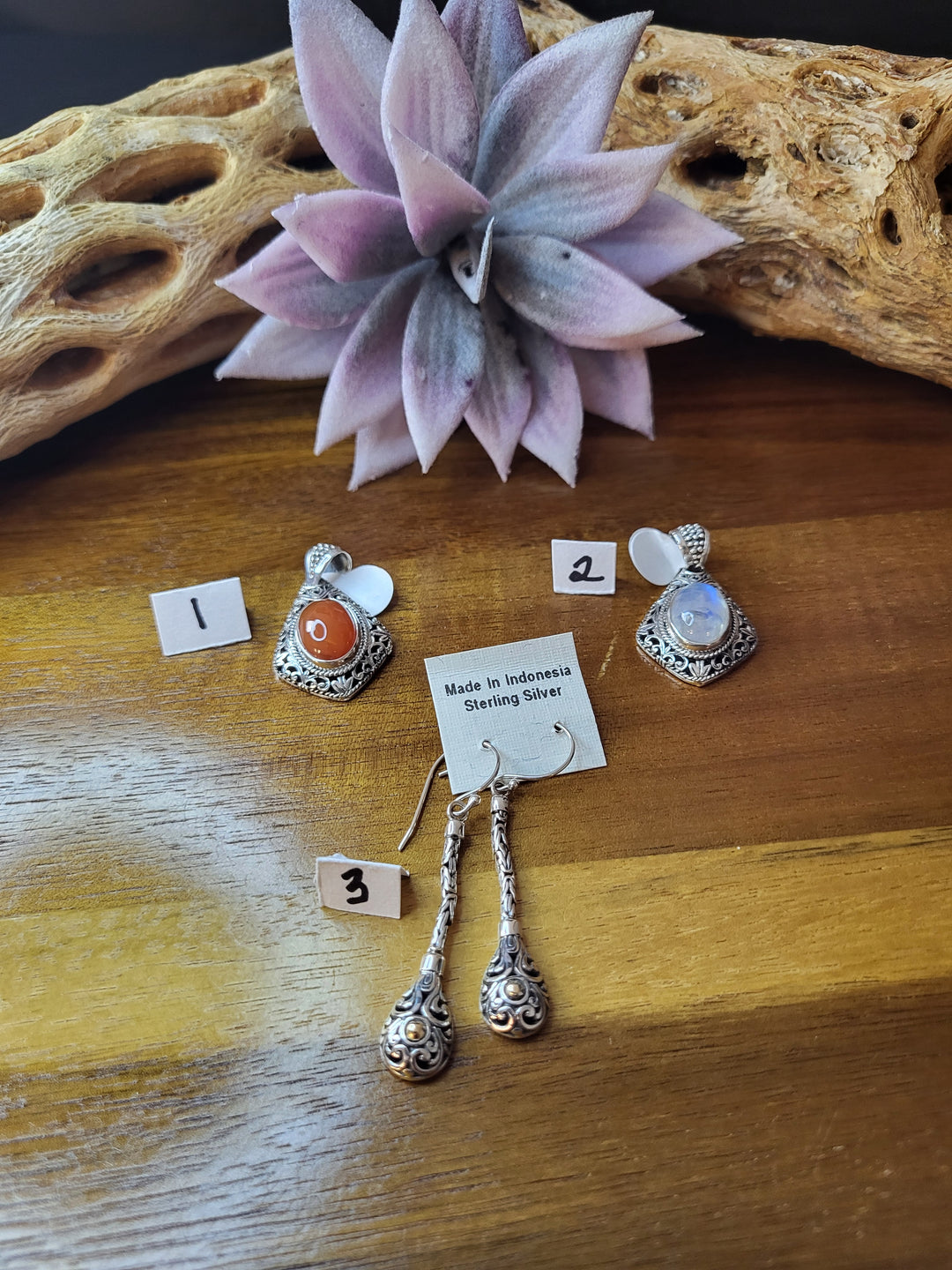 RESERVED FOR: @LaserUnicornAtl 8/4/24- 3 Sterling Silver Items