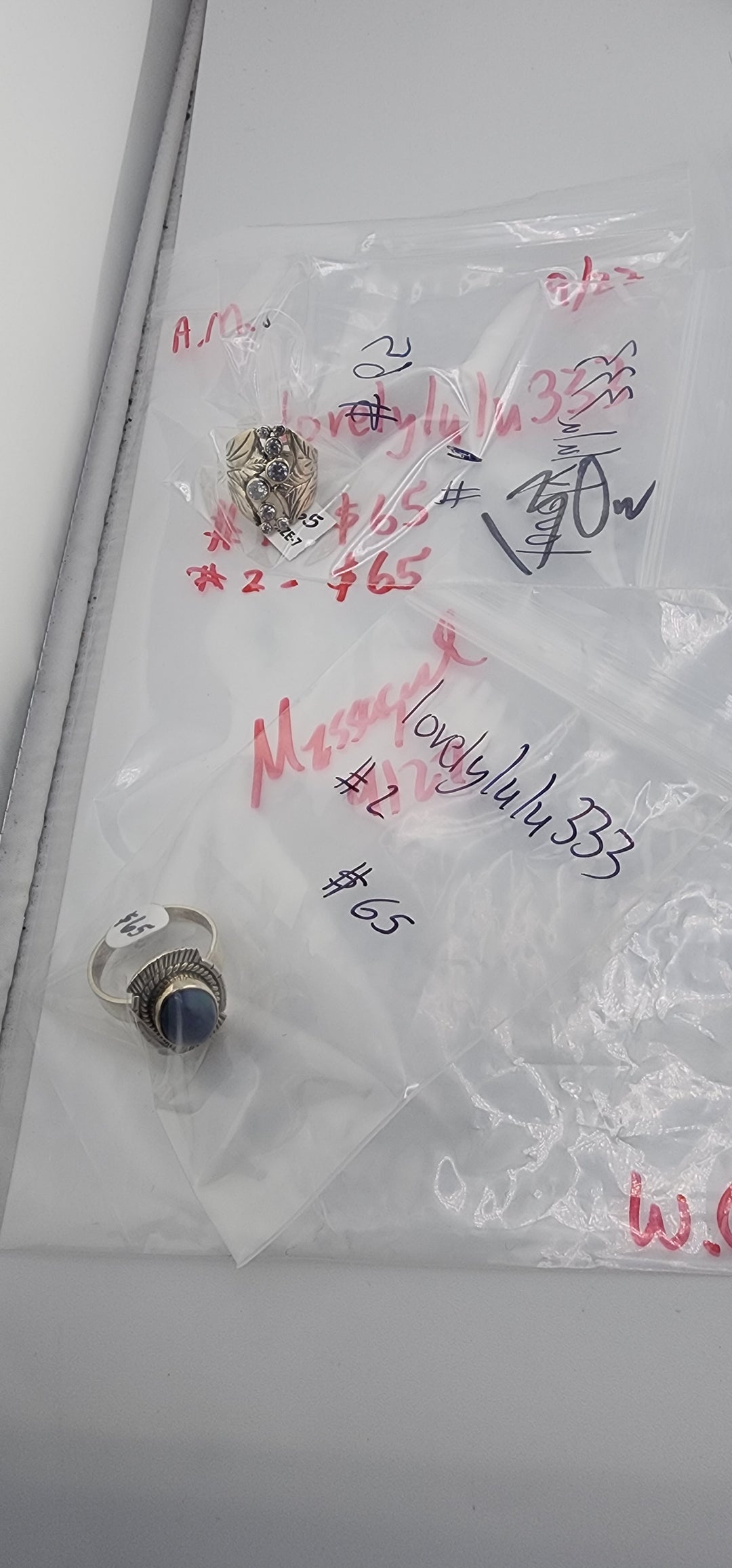 AM SHOW 48HR - RESERVED FOR: lovelylulu333 - 9/23/2025 FL tiktok Live Show - 2 Sterling Silver Items