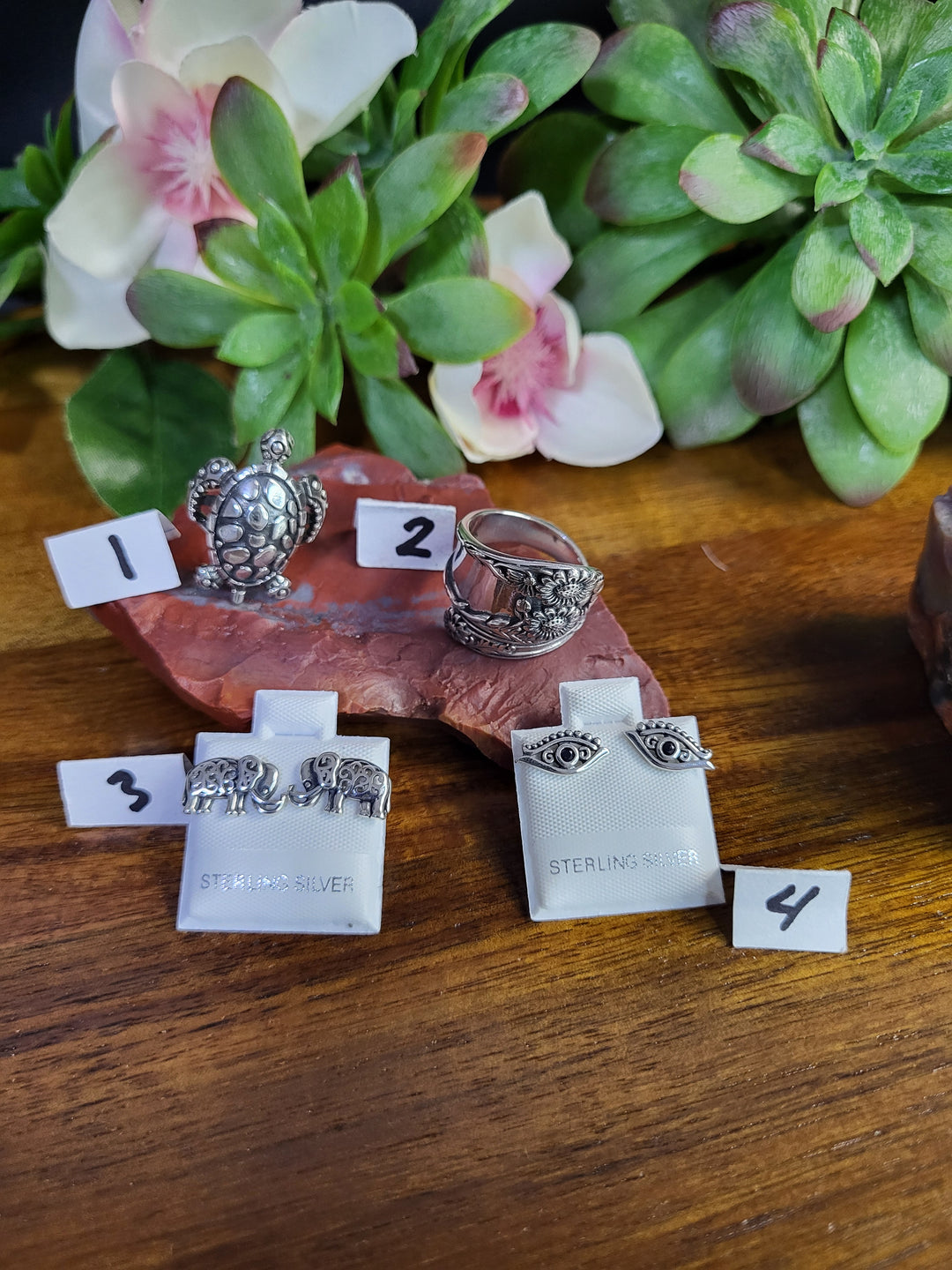 RESERVED FOR: nmchica 7/13/24- 4 Sterling Silver Items