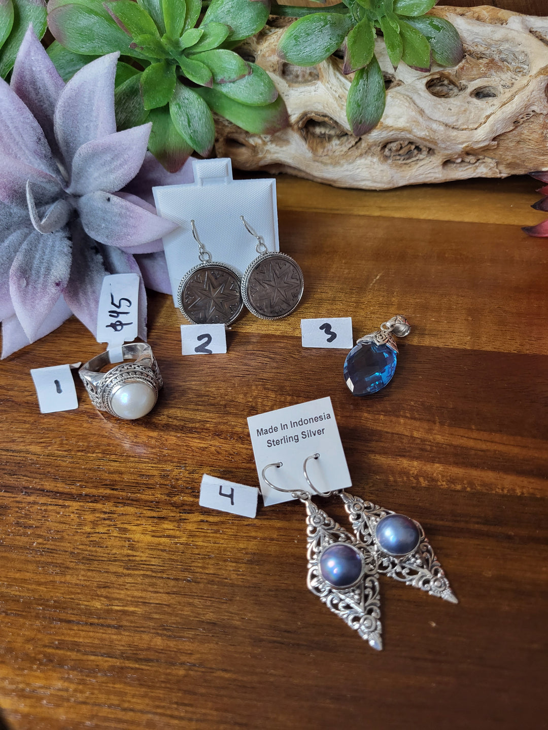 RESERVED FOR: Pat O'Leary 7/27/24- 4 Sterling Silver Items