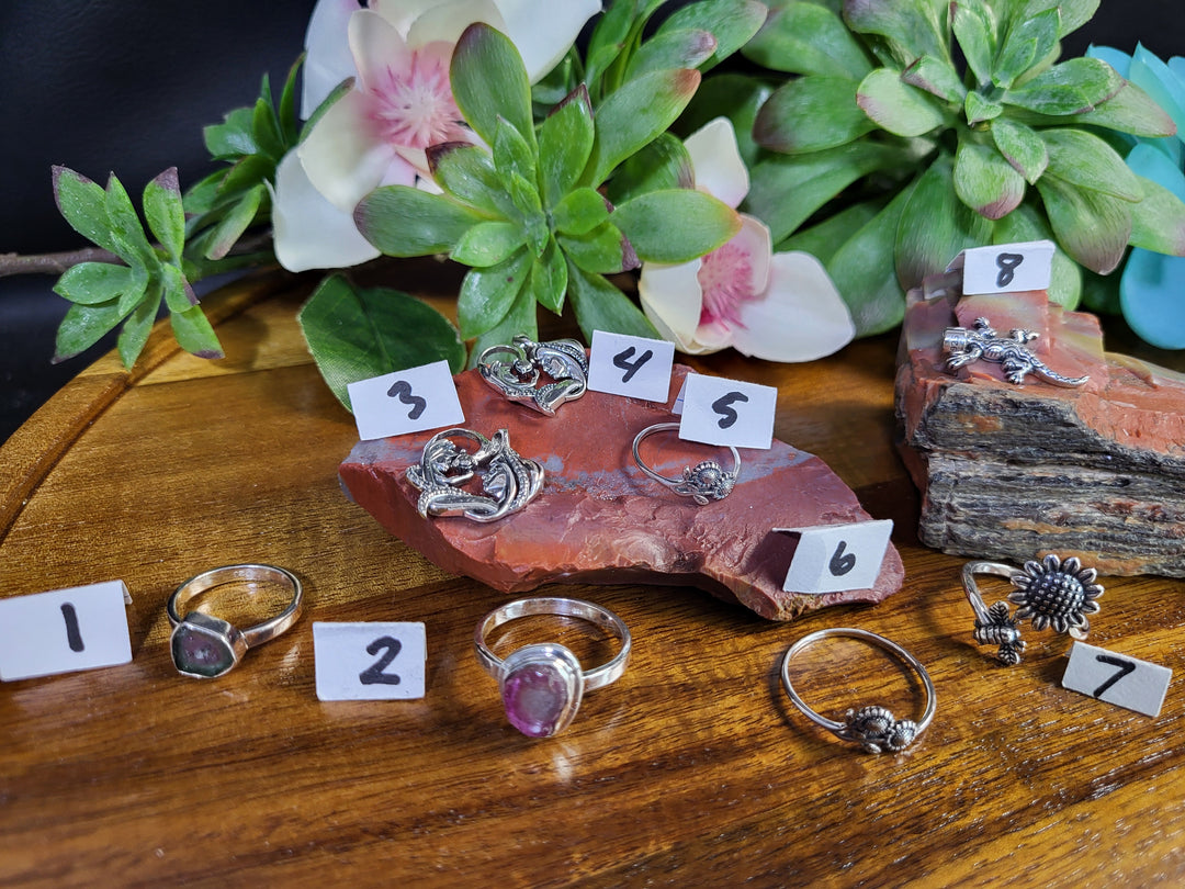 RESERVED FOR: TINA LOUISE 7/13/24- 8 Sterling Silver Items