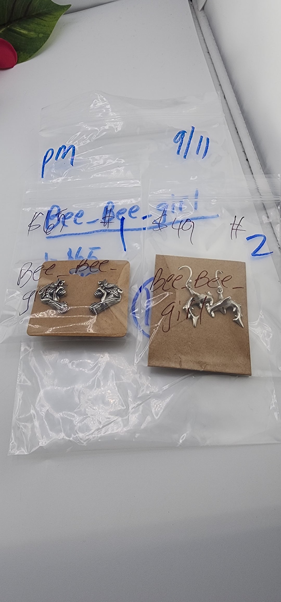 PM SHOW 48HR - RESERVED FOR: Bee_Bee_girl - 9/11/2025 FL tiktok Live Show - 2 Sterling Silver Items